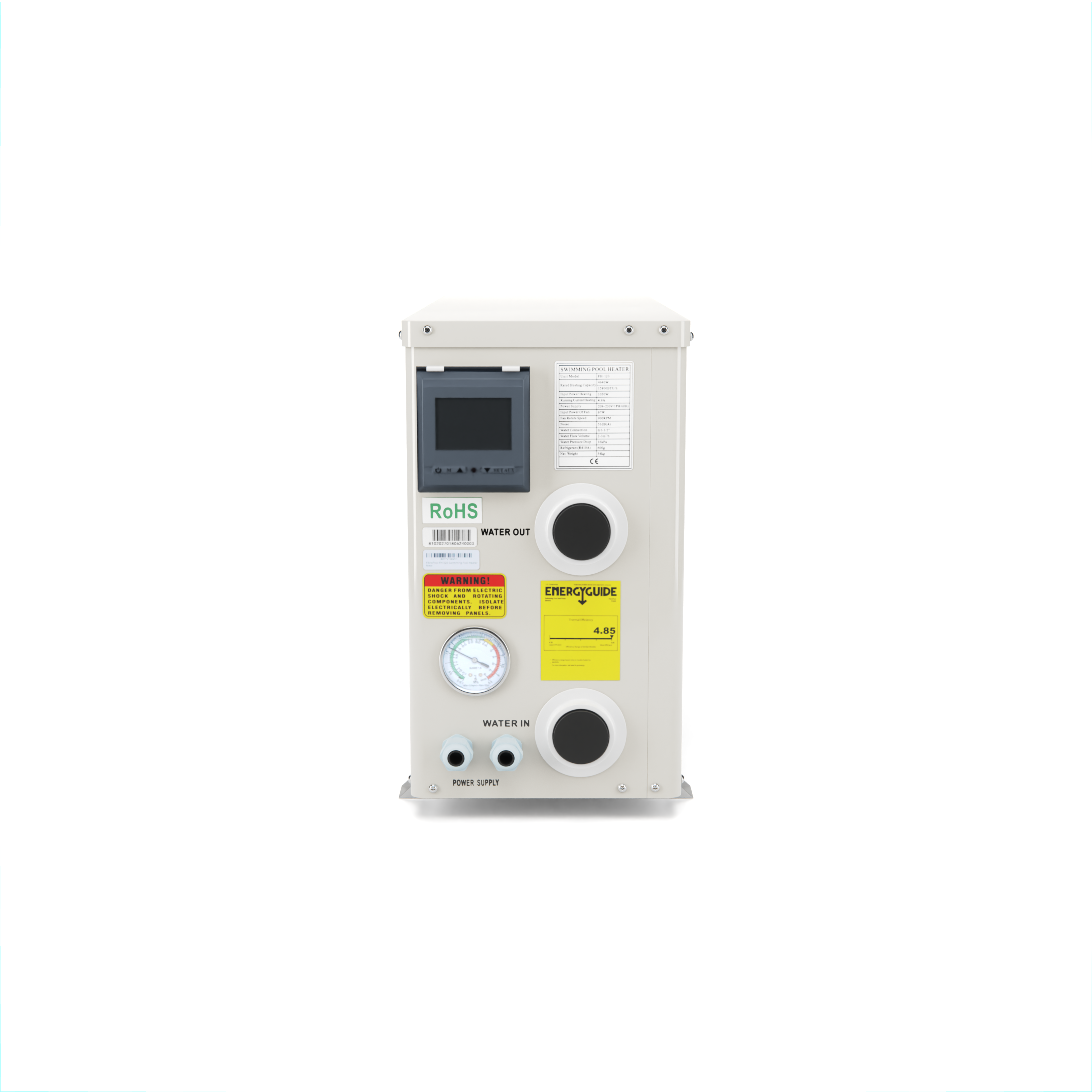 FH120 20,000 BTU 120 Volt Swimming Pool Heat Pump