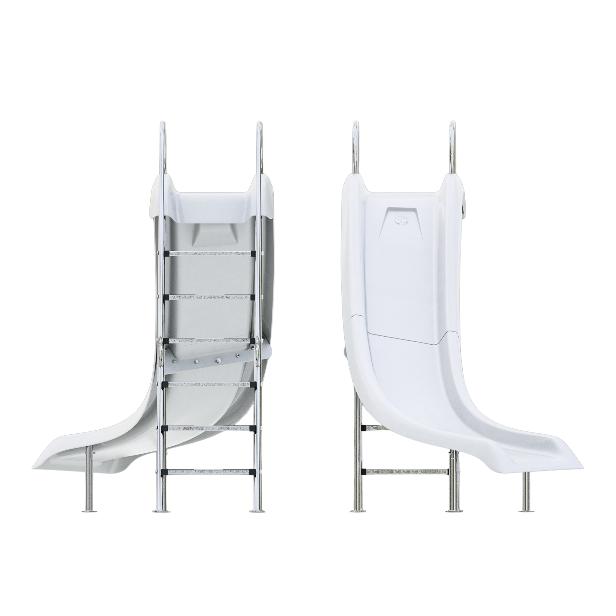 Full Size Fiberglass Pool Slide (10’6” Length, 6’ Height)