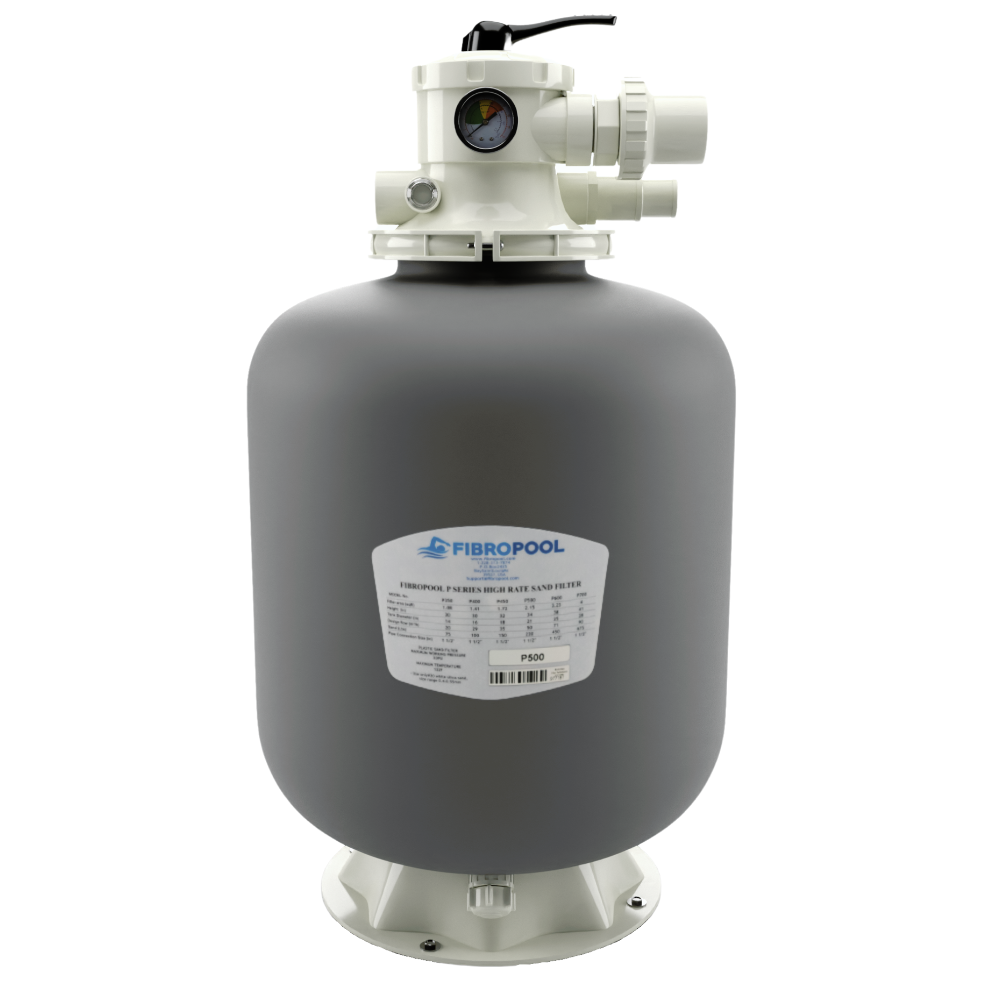 P-Series Sand Filter for In Ground and Above Ground Pools and Spas