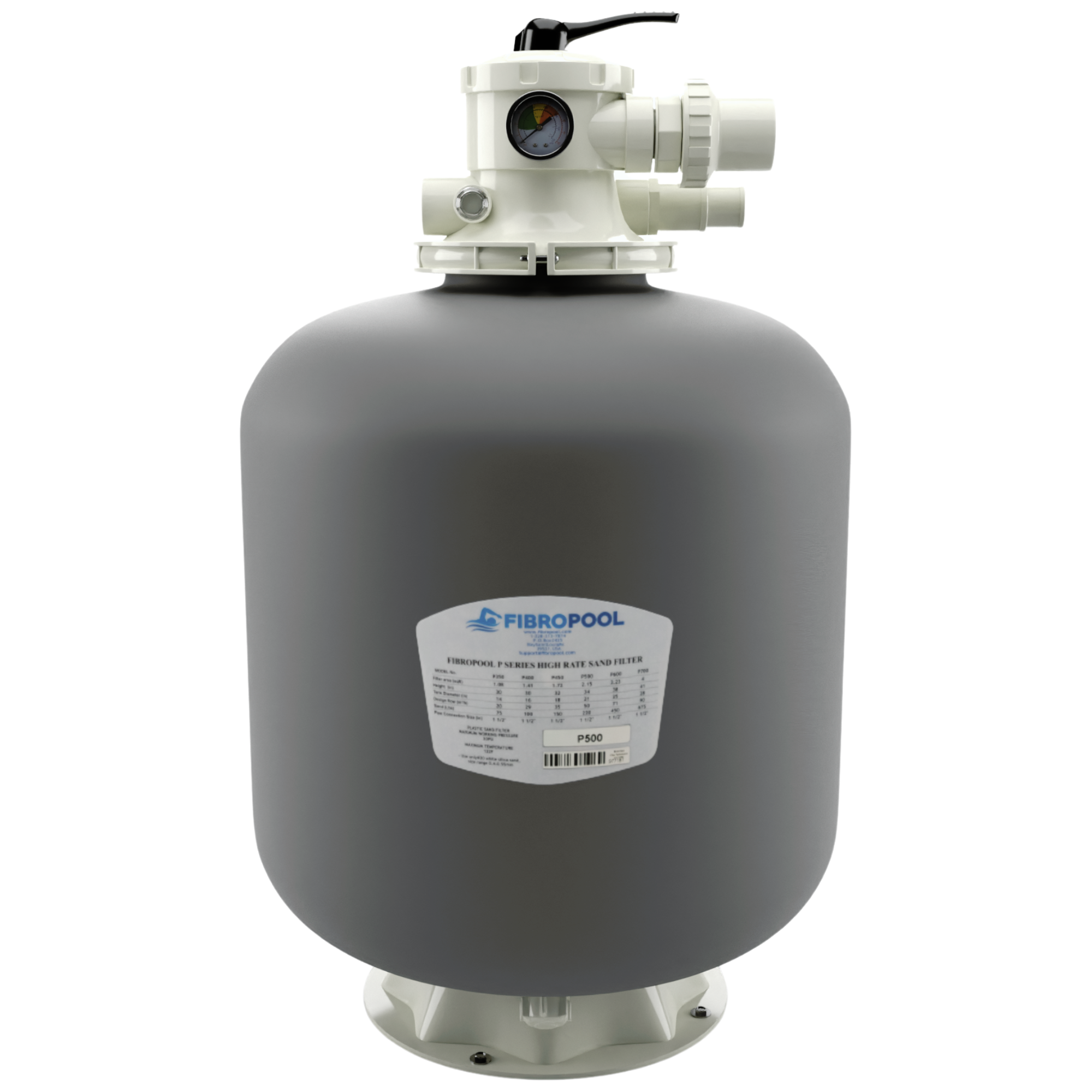 P-Series Sand Filter for In Ground and Above Ground Pools and Spas