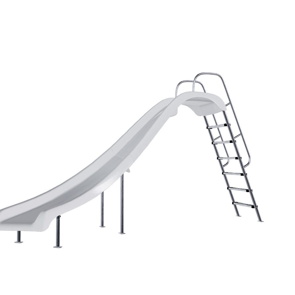Swimming pool slide
