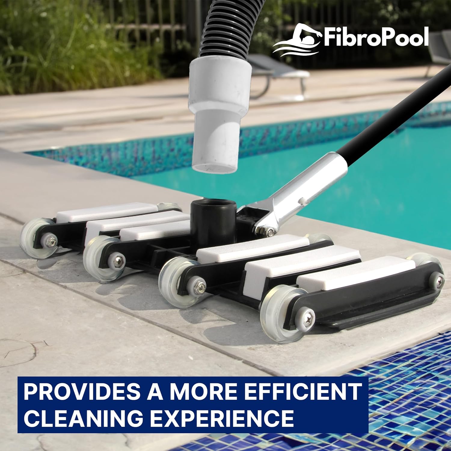 Professional Flexible Pool Vacuum Head with Extra Wide Weighted Design
