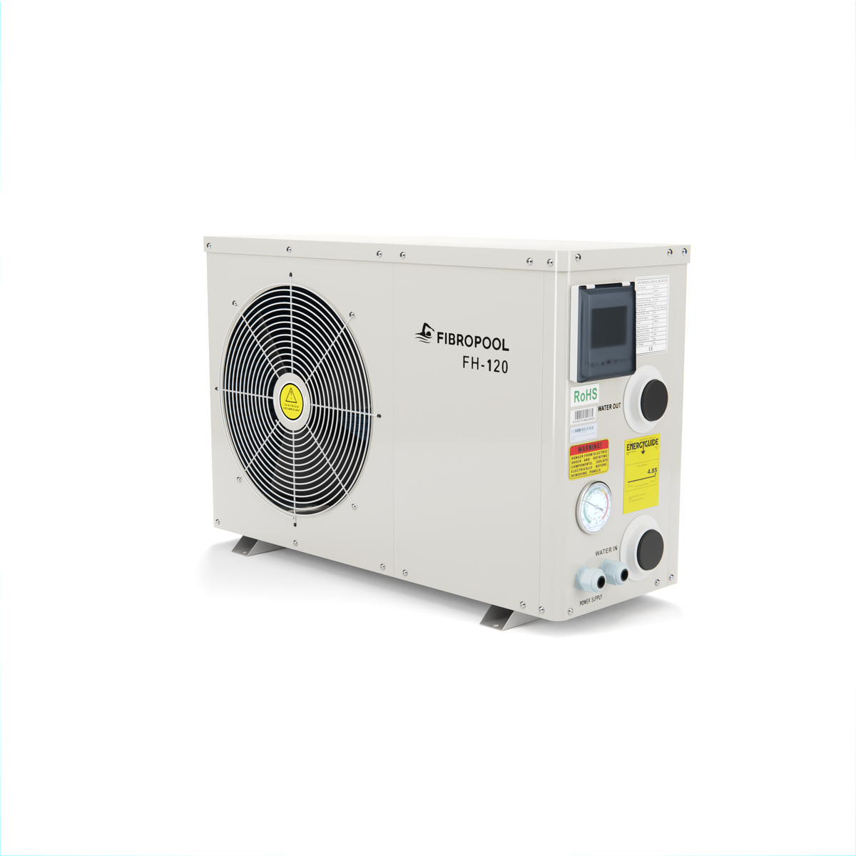 FH120 Above Ground Pool Heat Pump Fibropool®