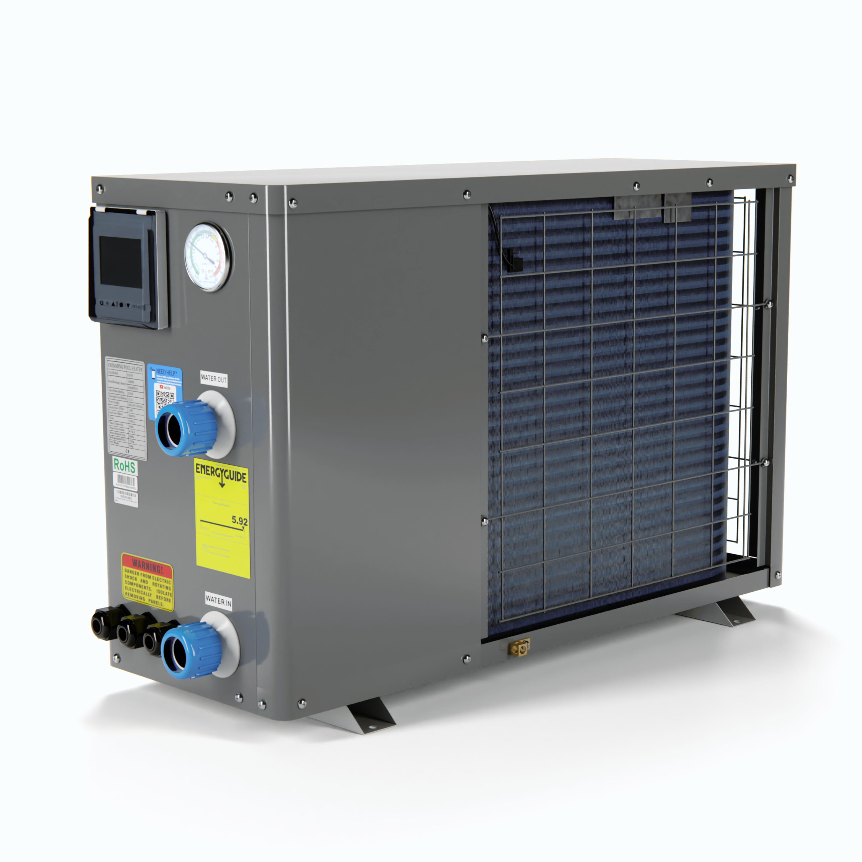 Refurbished FH255 55,000 BTU 240 Volt Swimming Pool Heat Pump