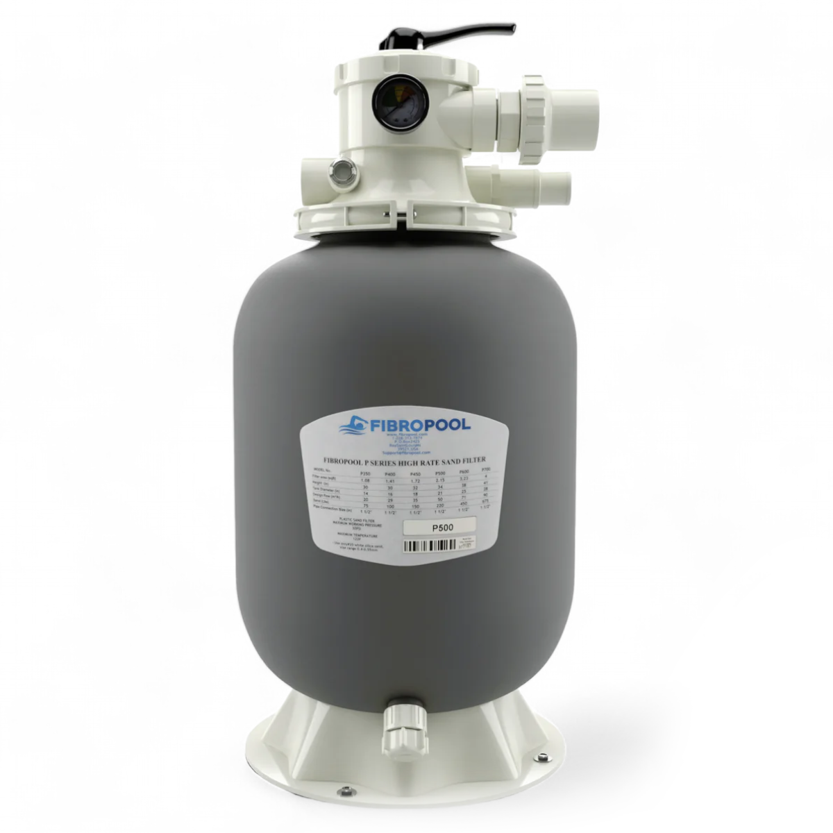 P-Series Sand Filter for In Ground and Above Ground Pools and Spas