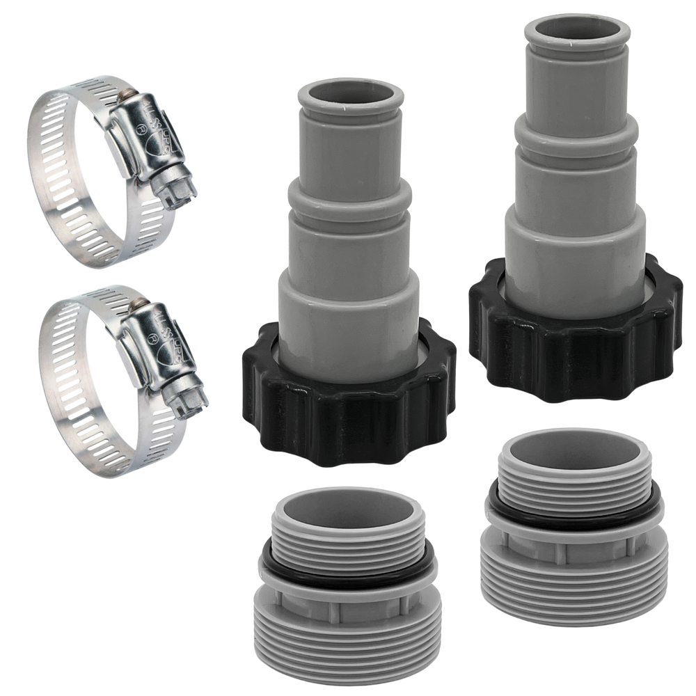 Intex-Compatible Hose Fitting Kit for FibroPool Heat Pumps