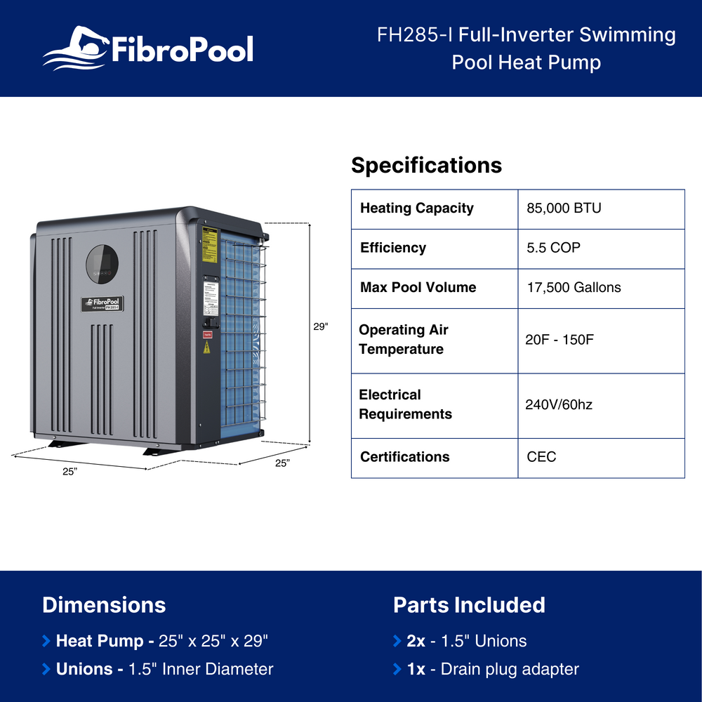 FH285i 85,000 BTU Full Inverter Heat Pump