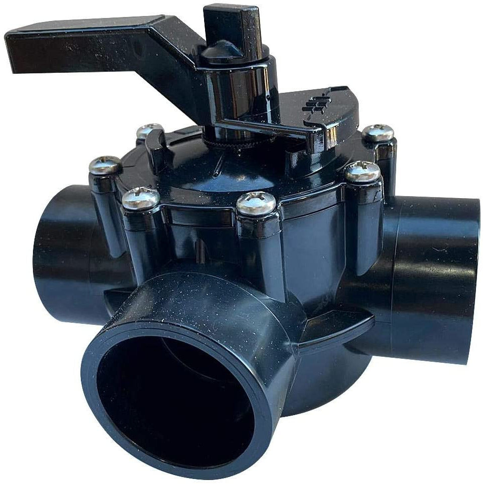 3 Way Pool Valve - 2 inch POSI-Close Non Lube - 12 Pack