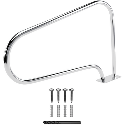 Large Pool Hand Rail with Quick Mount Base